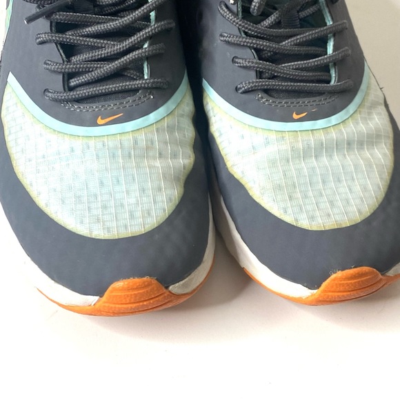 NIKE Air Max Thea Premium Holographic Silver Dark Grey Glacier Ice Women's Sz 6 - Picture 6 of 10